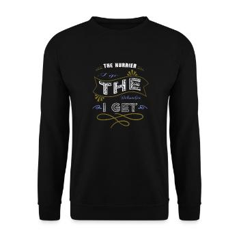 Carpenter Jokes Tshirts Bday Plumber Gift - Unisex Sweatshirt - black - Front - Alina (178cm) & Michal (187cm)