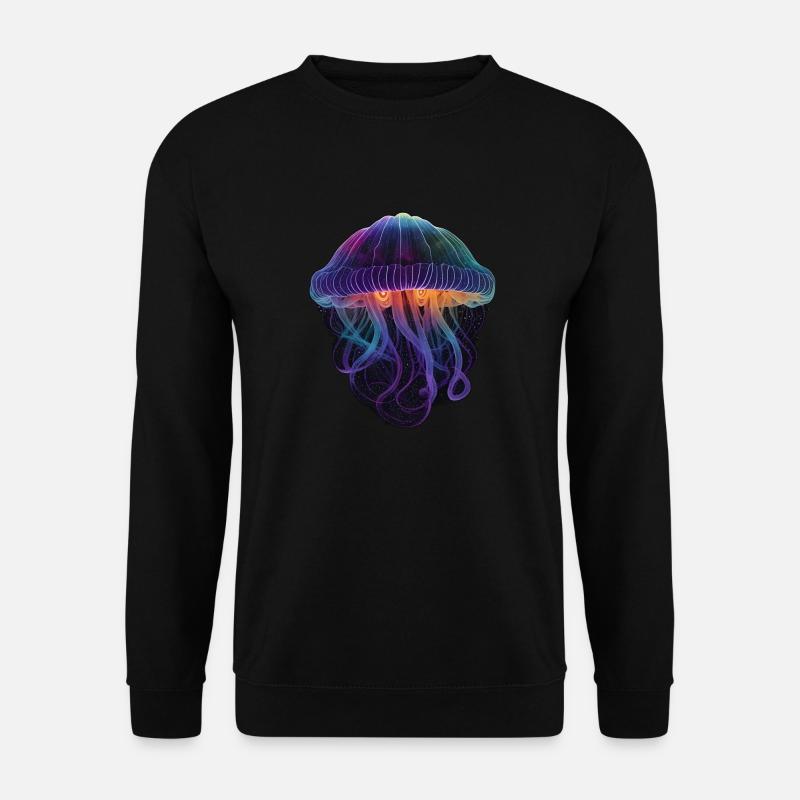 Méduse Galaxy - Sweat-shirt Unisexe - noir