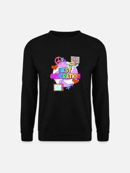 BESTE GENERATION 60er - Unisex Pullover - Schwarz