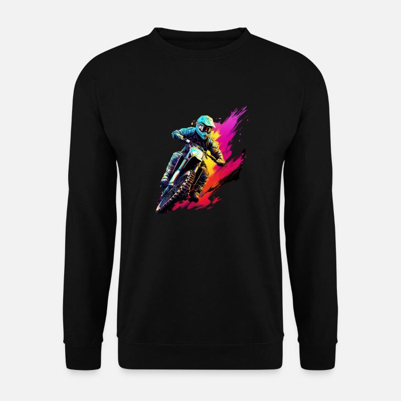 Motorcross - Unisex Pullover - Schwarz