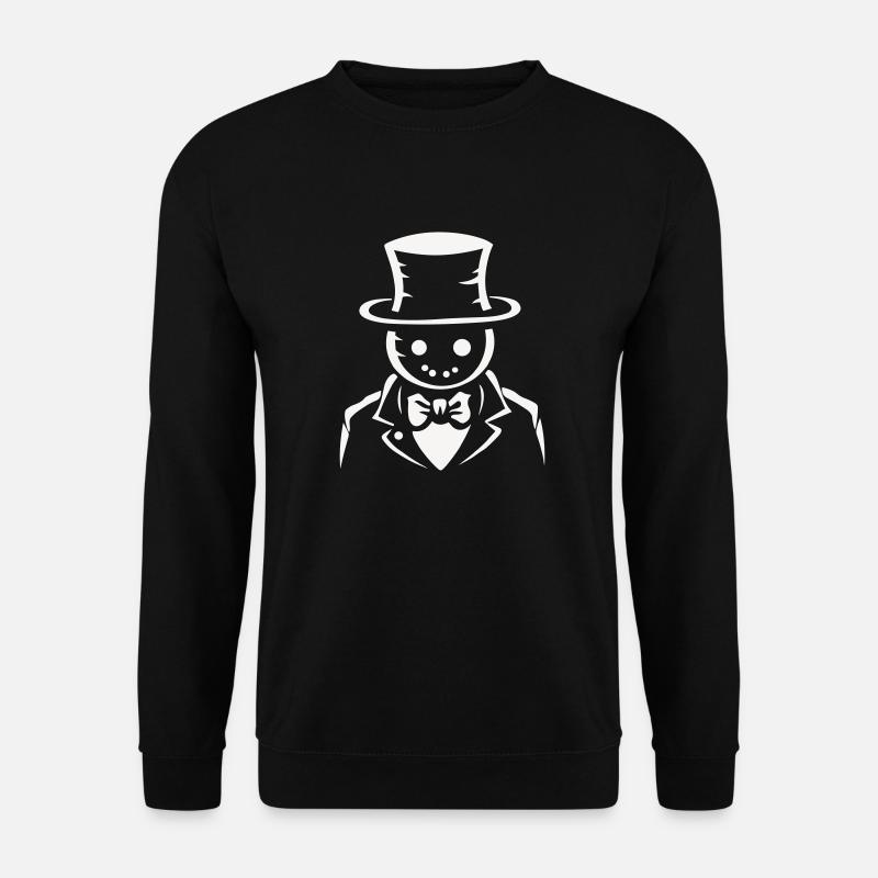 Snowman Gent - Unisex Sweatshirt - black