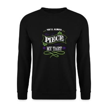 funny funny gym present funny sayings dinosaur - Unisex Pullover - Schwarz - Vorne - Alina (178cm) & Michal (187cm)
