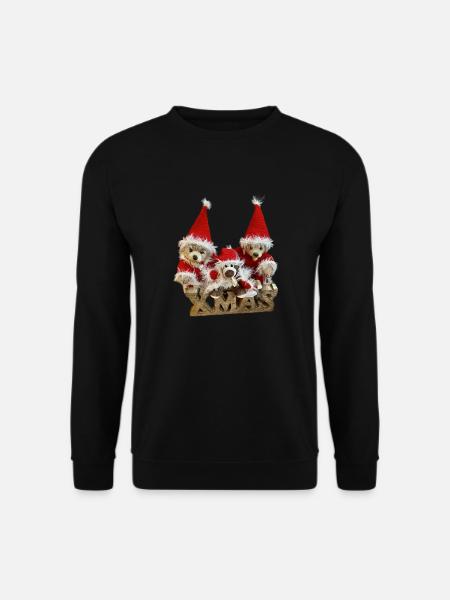 Josefine + Finn Weihnachten - Unisex Pullover - Schwarz