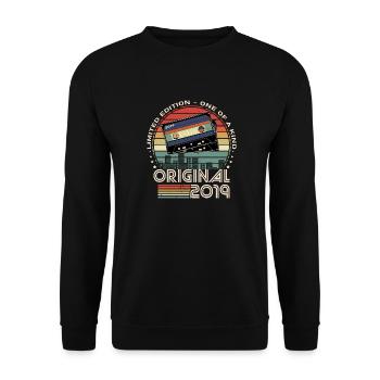 Limited Edition 2019 5th Anniversary - Unisex Sweatshirt - black - Front - Alina (178cm) & Michal (187cm)