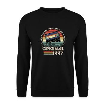 Limited Edition 1997 27th Anniversary - Unisex Sweatshirt - black - Front - Alina (178cm) & Michal (187cm)