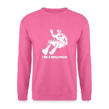 Je suis un alpiniste - Sweat-shirt Unisexe - rose - Devant