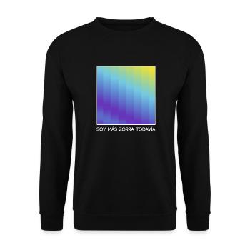 Zorra - Eurovision inspiriert 07 - Unisex Pullover - Schwarz - Vorne - Alina (178cm) & Michal (187cm)