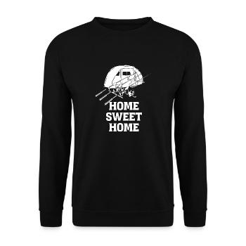 Home sweet Carp Carp Carp Carp Angler - Unisex Sweatshirt - black - Front - Alina (178cm) & Michal (187cm)