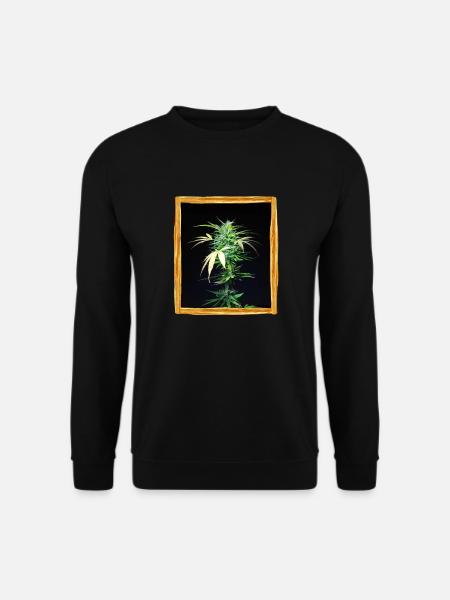 Cannabis plant - Unisex Sweatshirt - black
