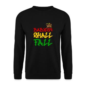 Babylon Shall Fall - Unisex Pullover - Schwarz - Vorne - Alina (178cm) & Michal (187cm)