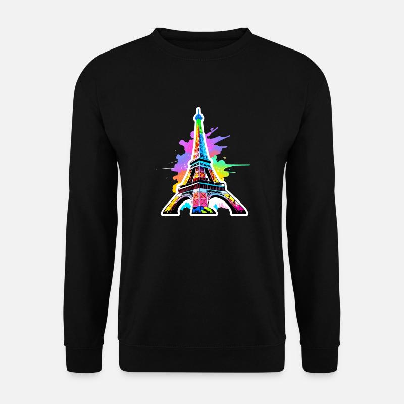 Eiffel tower #18 - Sweat-shirt Unisexe - noir