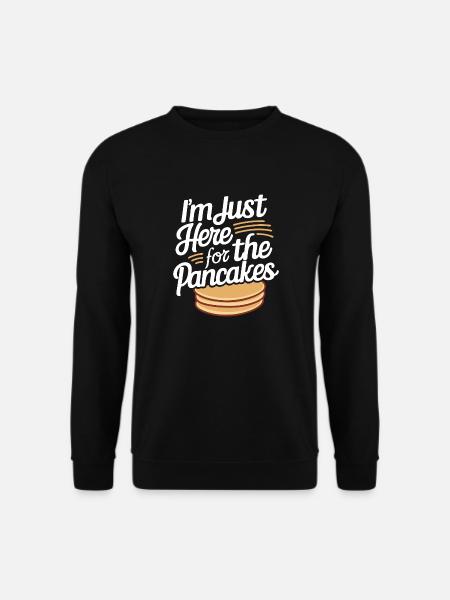 Pancakes Breakfast Food Pancake - Unisex Sweatshirt - black