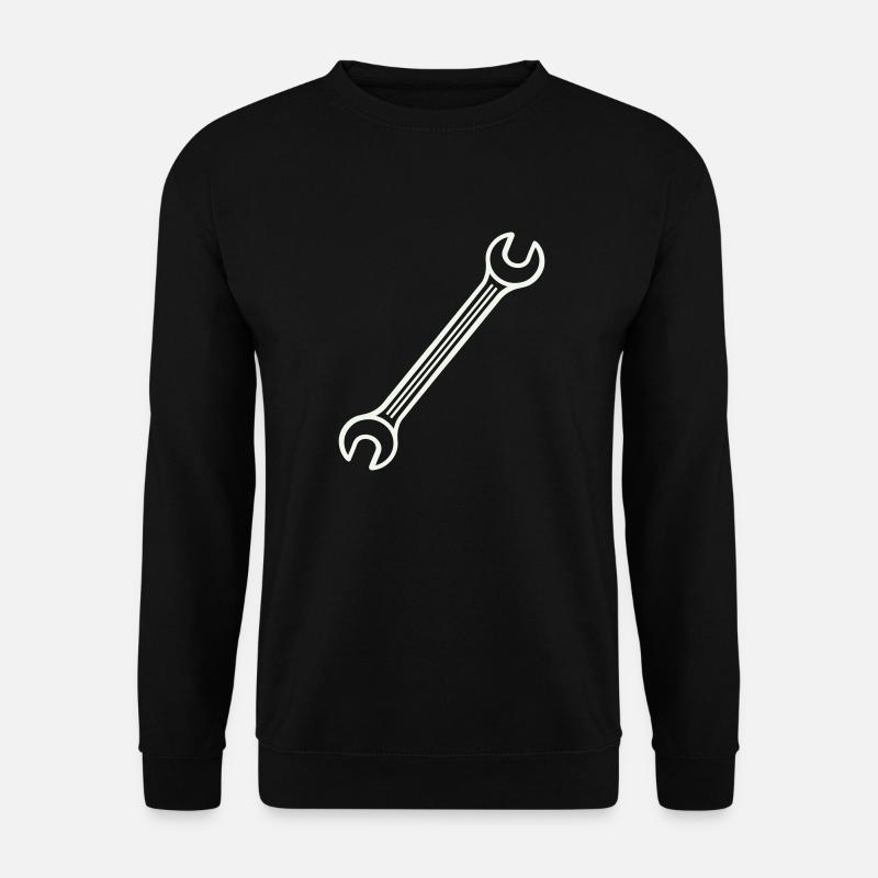 Schraubenschlüssel - Unisex Pullover - Schwarz