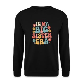Sœur, Frère ou sœur, Famille - Sweat-shirt Unisexe - noir - Devant - Alina (178cm) & Michal (187cm)