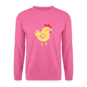 Huhn - Unisex Pullover - Pink - Vorne
