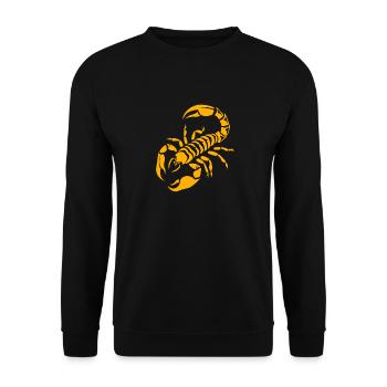 scorpion - Unisex Sweatshirt - black - Front - Alina (178cm) & Michal (187cm)