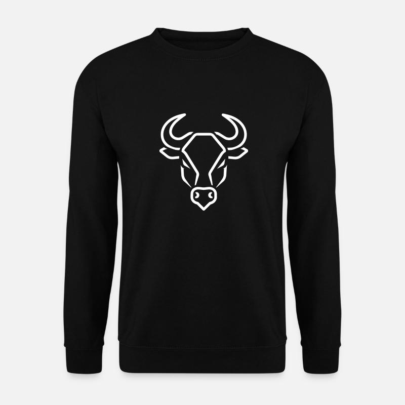 Stier - Unisex Pullover - Schwarz