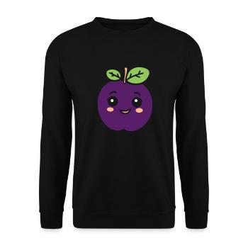 Plum - Unisex Sweatshirt - black - Front - Alina (178cm) & Michal (187cm)