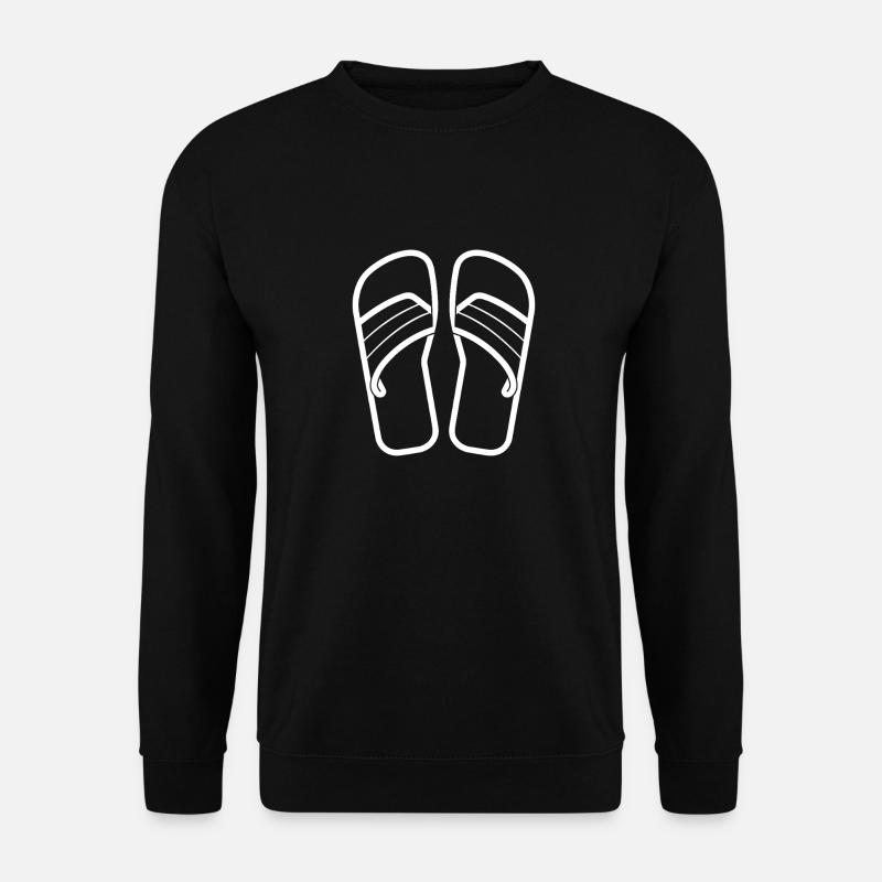 Flip flops - Unisex Sweatshirt - black