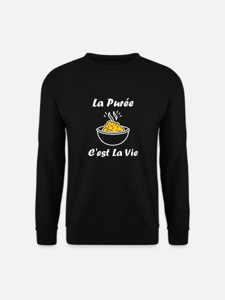 Purée - Sweat-shirt Unisexe - noir