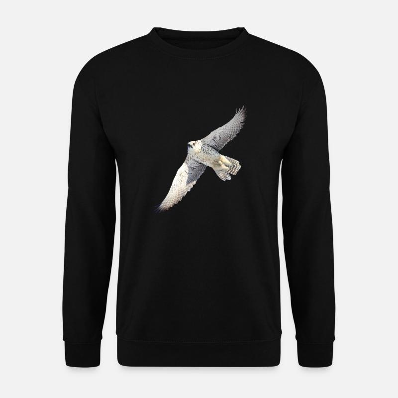 GyrFalcoin Flug - Unisex Pullover - Schwarz