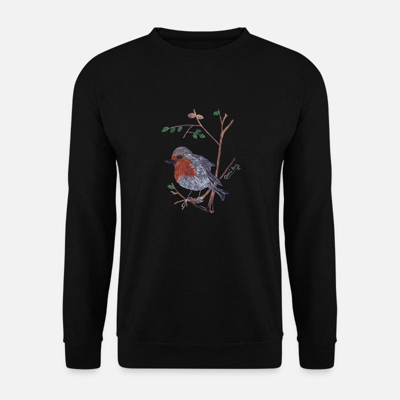 Ein charismatischer Robin - Unisex Pullover - Schwarz