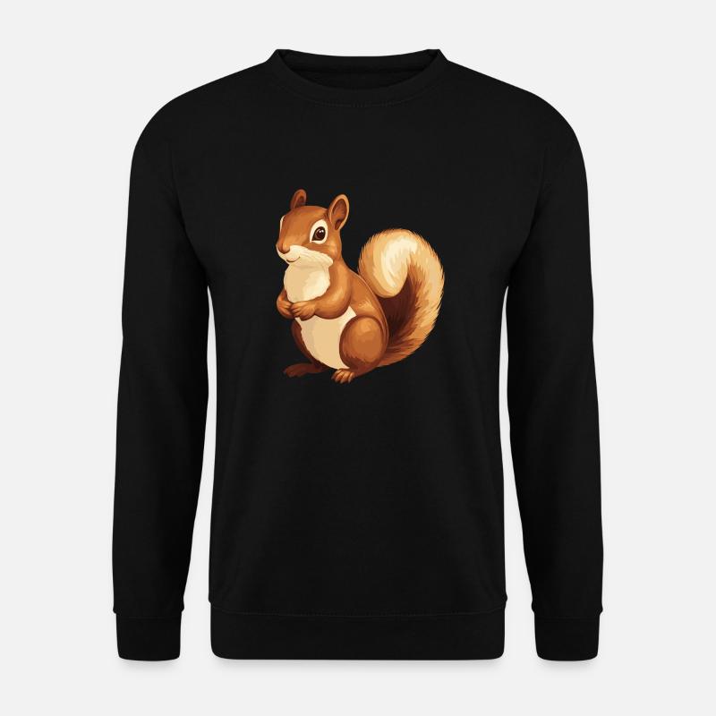 Eichhörnchen - Unisex Pullover - Schwarz