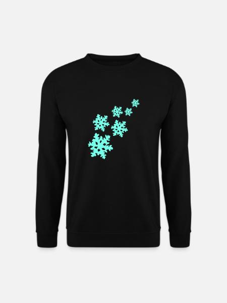 Snowflakes - Unisex Sweatshirt - black