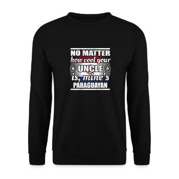 no matter cool uncle uncle poison Paraguay png - Unisex Sweatshirt - black - Front - Alina (178cm) & Michal (187cm)