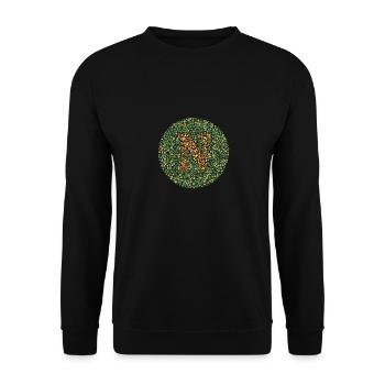 Nu Eye Test - Unisex Sweatshirt - black - Front - Alina (178cm) & Michal (187cm)