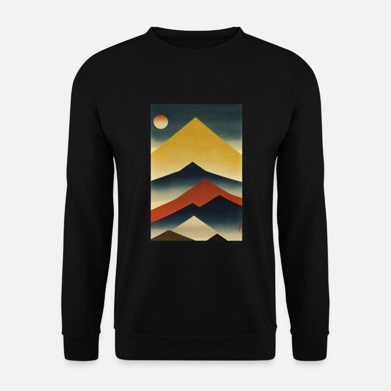 Mountain Vibes 4 - Unisex Pullover - Schwarz