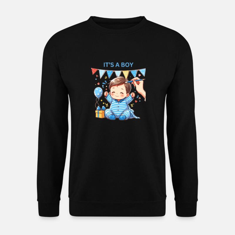 It s a Boy - Unisex Pullover - Schwarz