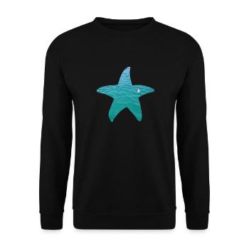 Big Blue - SEASTAR - Unisex Pullover - Schwarz - Vorne - Alina (178cm) & Michal (187cm)