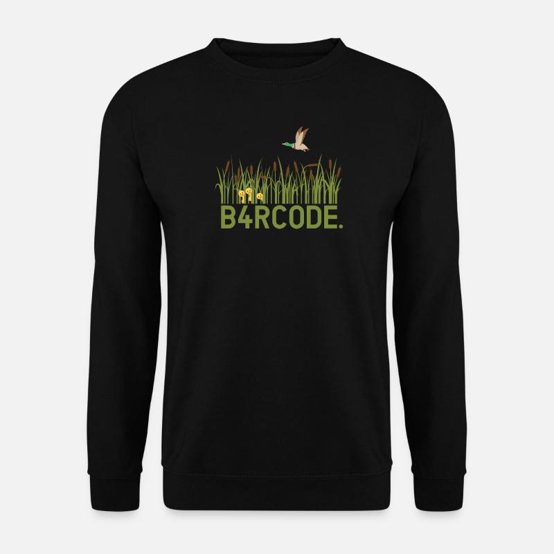 B4RCODE. Duck - Unisex Sweatshirt - black
