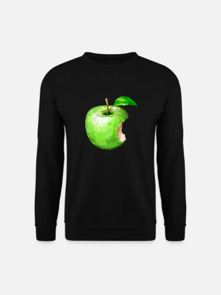 Apfel,Kunst,Obst - Unisex Pullover - Schwarz