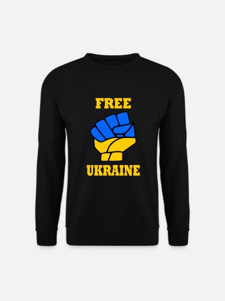 Free ukraine - Unisex Sweatshirt - black