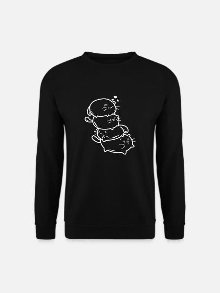 Chat - chat doux - Kitty - Kitten - Sweat-shirt Unisexe - noir