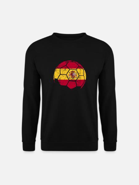 Spain Soccer Ball Football - Unisex Sweatshirt - black