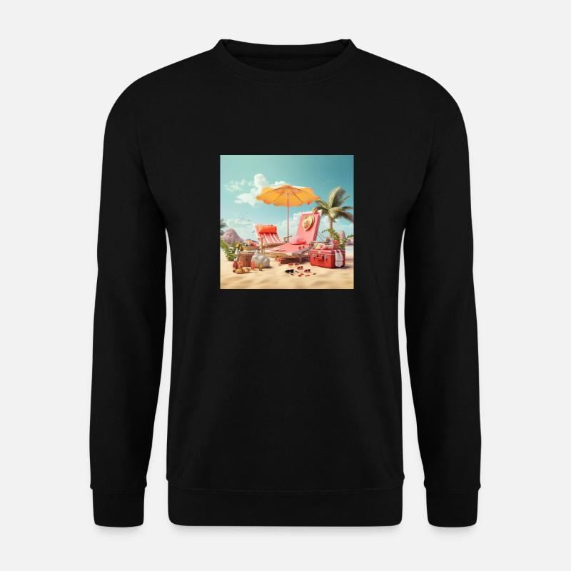 Urlaubsfreude Trendshirt - Unisex Pullover - Schwarz