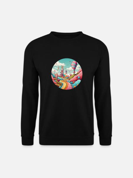 Fantasy Travel: Unique Style - Unisex Sweatshirt - black