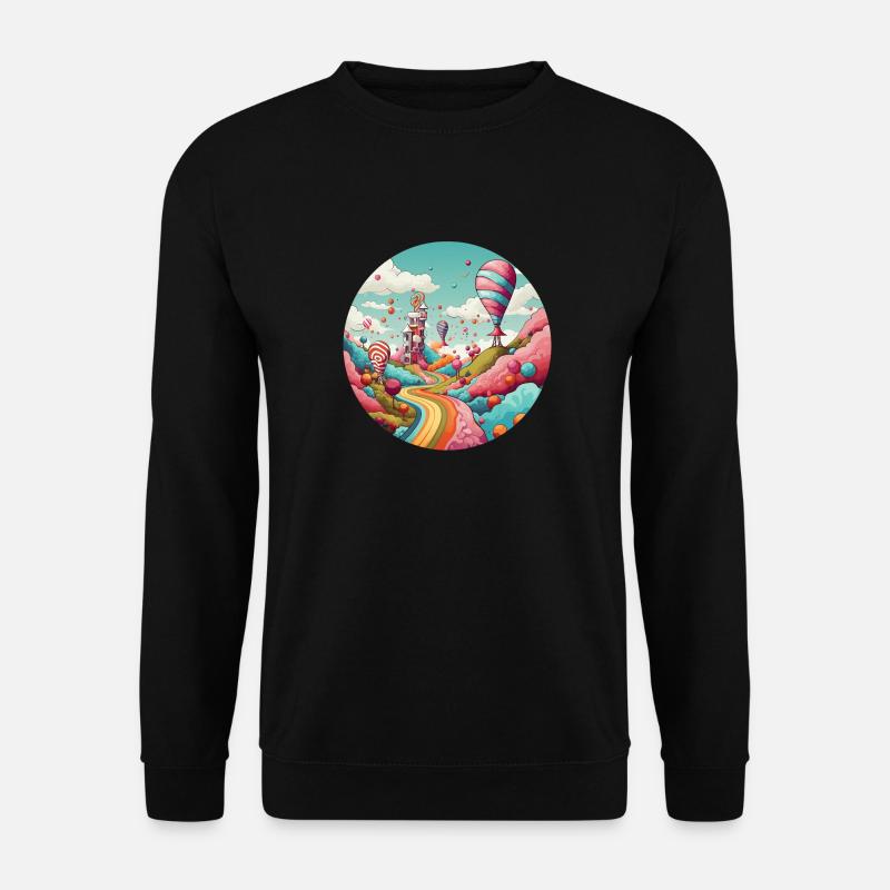 Fantasy Travel: Unique Style - Unisex Sweatshirt - black