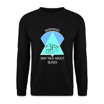 Chauffeur d’autobus scolaire Chauffeur d’autobus scolaire - Sweat-shirt Unisexe - noir - Devant - Alina (178cm) & Michal (187cm)