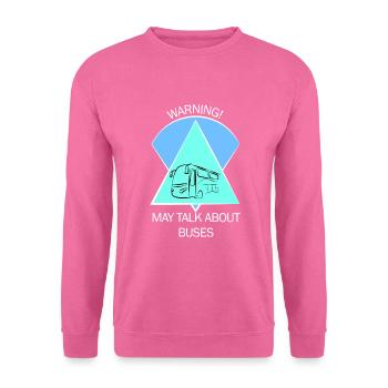 Bus Busfahrer Schulbus Autobus Busfahrerin - Unisex Pullover - Pink - Vorne