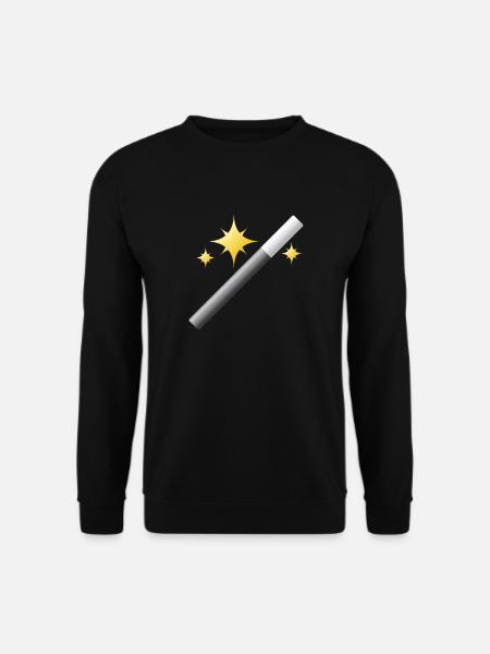 zauberer wizard sorcerer magie magic witch zaubere - Unisex Pullover - Schwarz