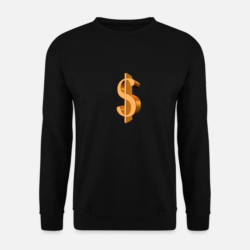 dollar - Unisex Sweatshirt - black