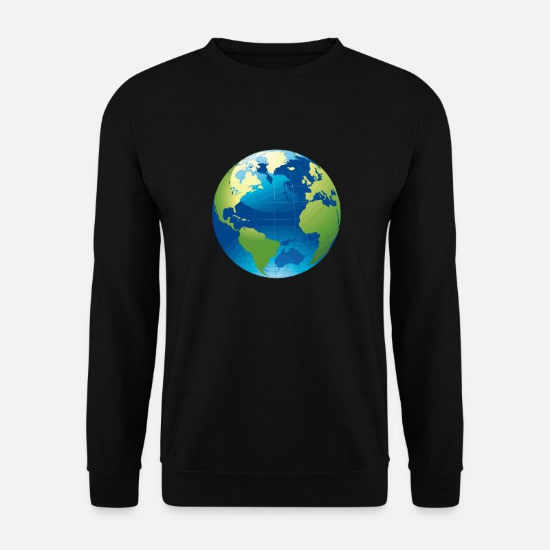 Erde Motiv als Geschenkidee - Unisex Pullover - Schwarz