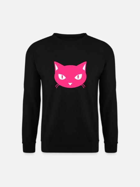 cat - kitty - katze - chat - Unisex Sweatshirt - black