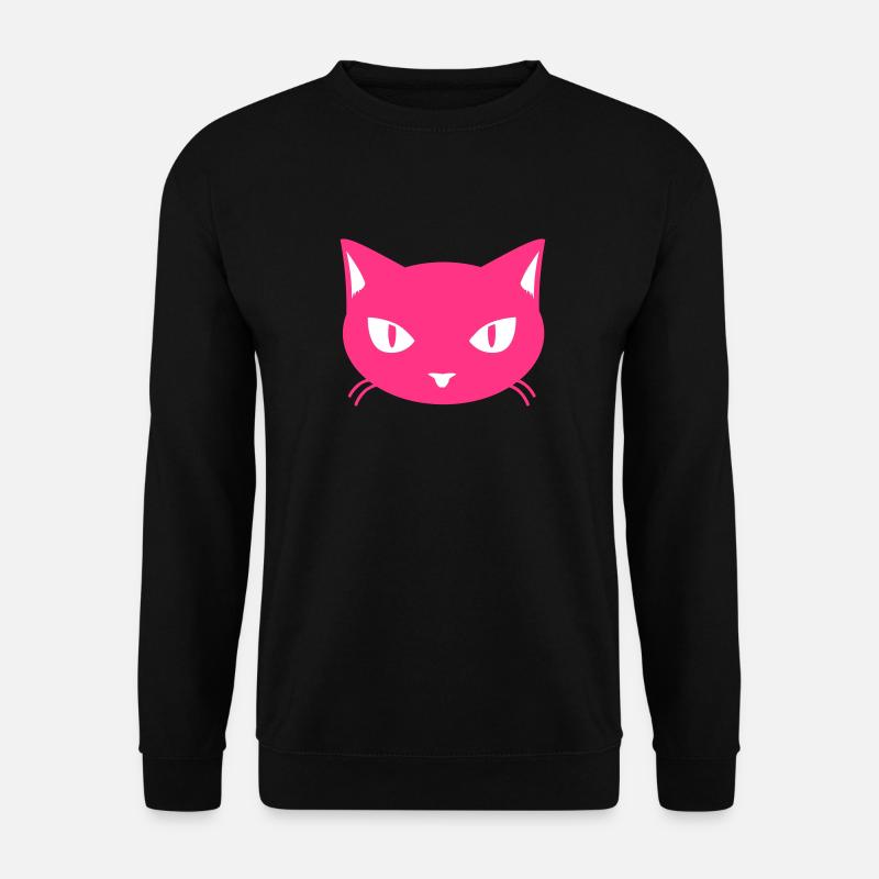 cat - kitty - katze - chat - Unisex Sweatshirt - black