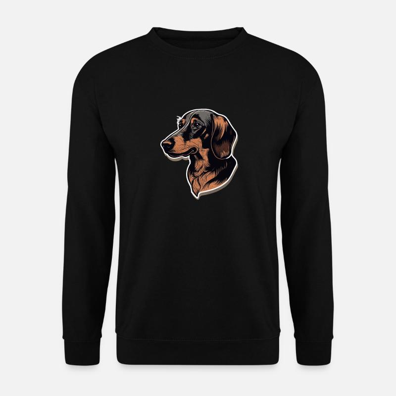 Dackel - Unisex Pullover - Schwarz