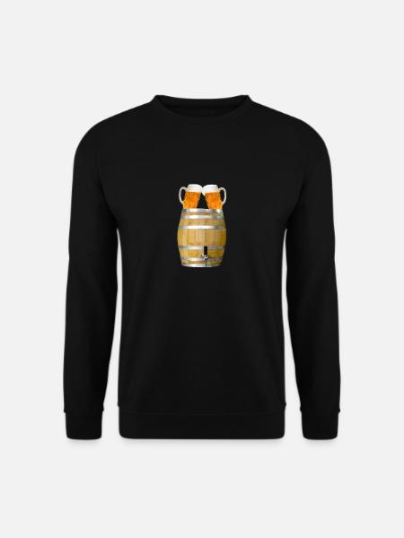 drink beer - - Unisex Pullover - Schwarz